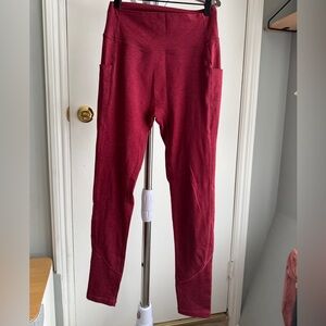 Stori Leggings with Pockets - Red